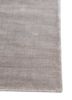 basis grey and black viscose hand loom Rug - Corner basis grey and black viscose hand loom Rug - Corner